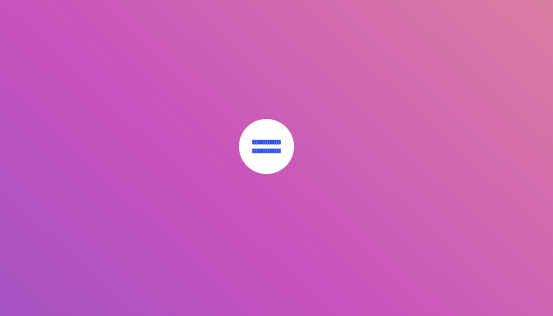 Swirling hamburger menu toggle