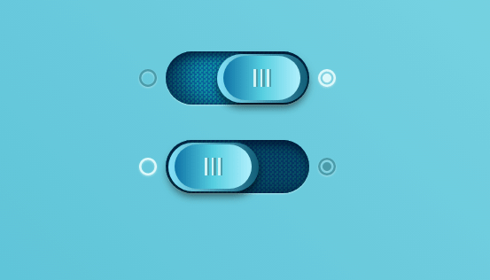 Skeuomorphic Toggle Switch